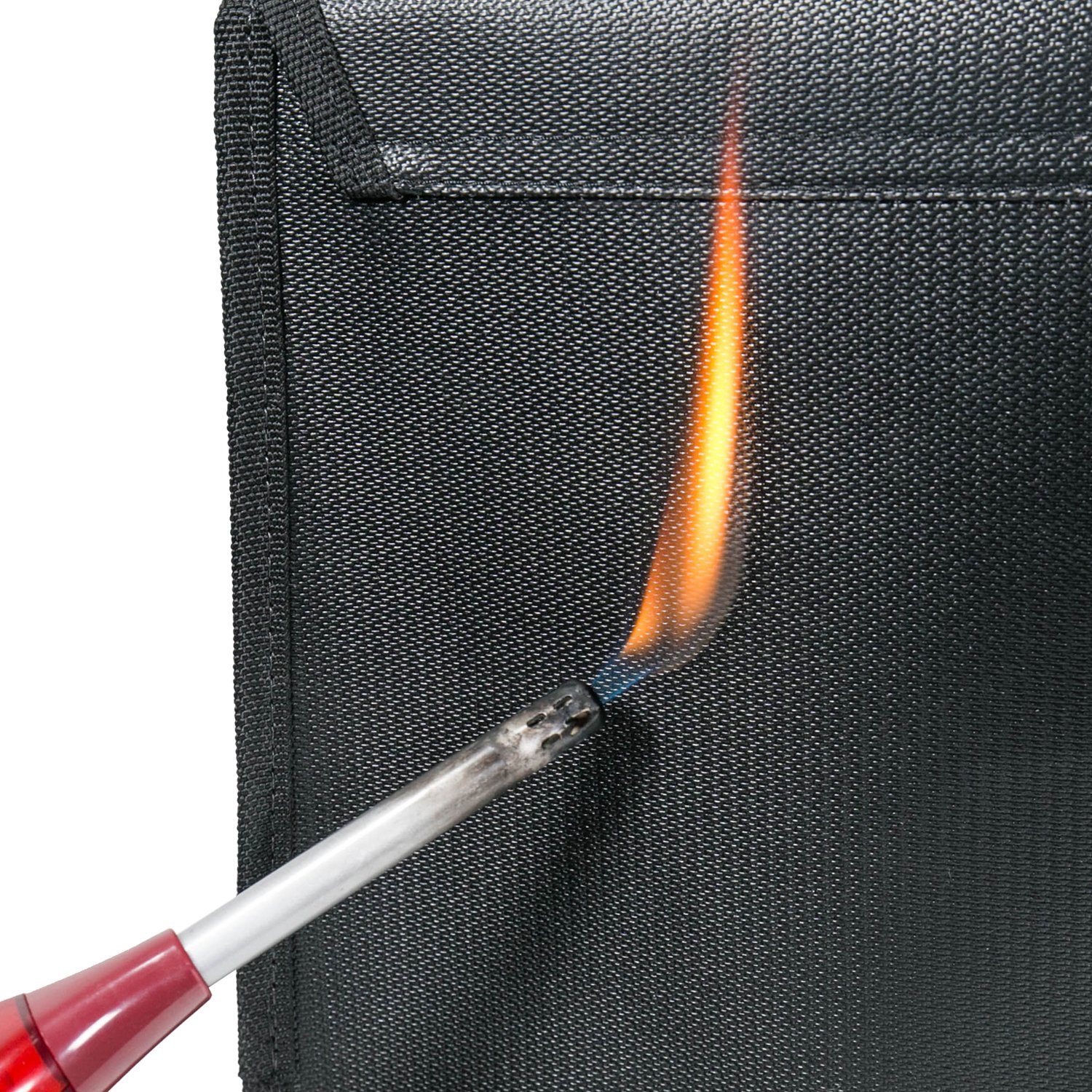 HMF Dokumententasche 44170, feuerfest, abschließbar mit Reißverschluss, DIN A4, 44 x 37 x 31,5 cm
