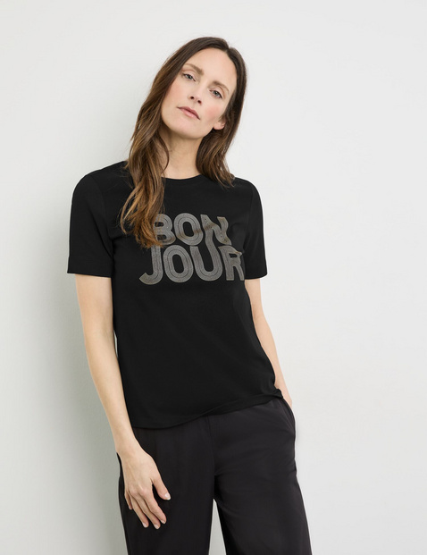Nachhaltiges T-Shirt mit Wording-Print
