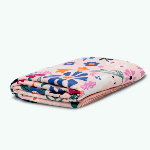 Wonderland - Pink Rectangular Microfiber Towel