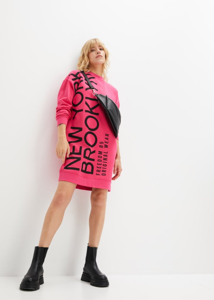 Sweatkleid mit Taschen