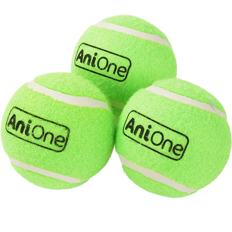 AniOne Hundebälle AniOne Tennisball 3er Set