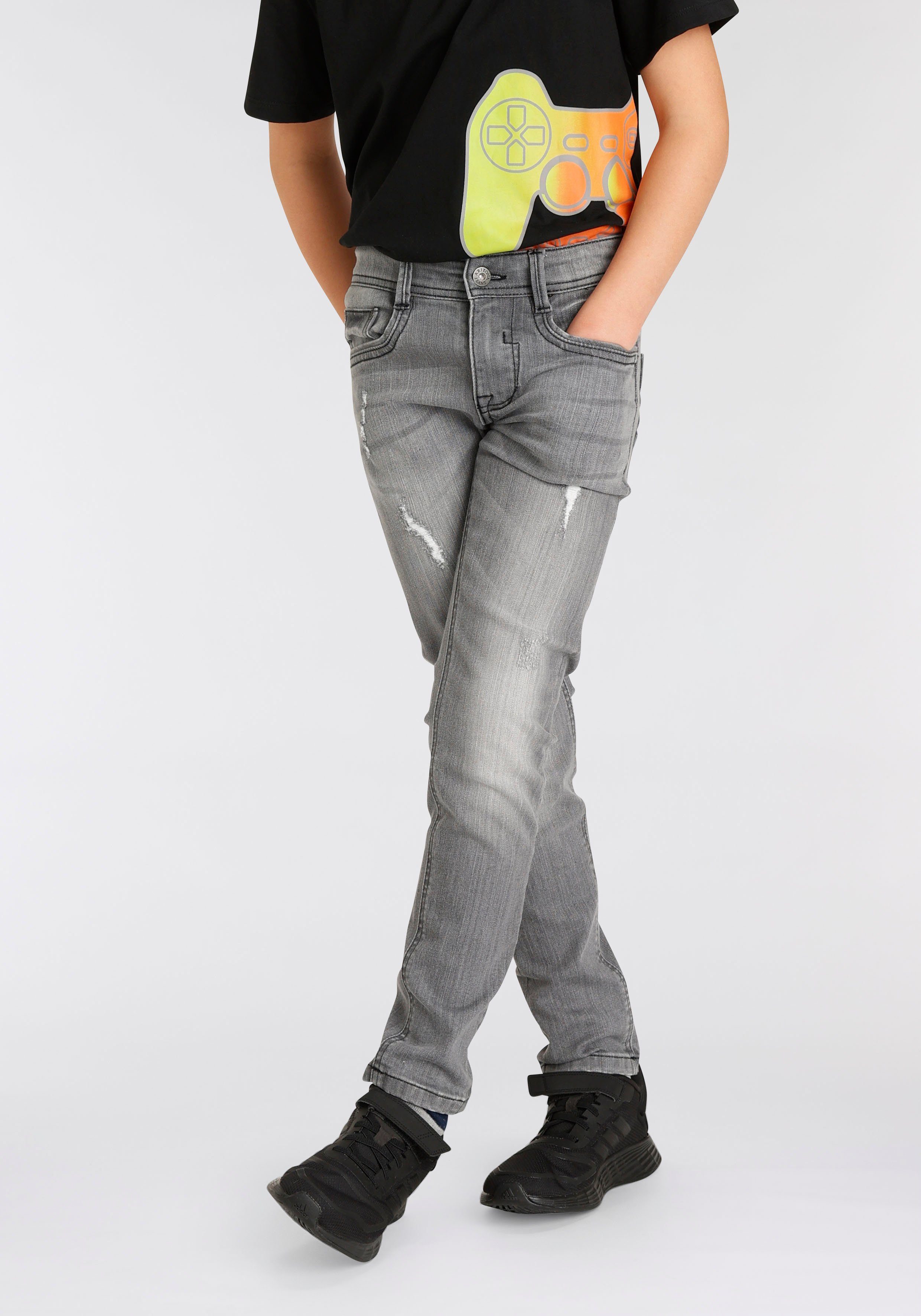 Arizona Stretch-Jeans schmale Form mit toller Waschung