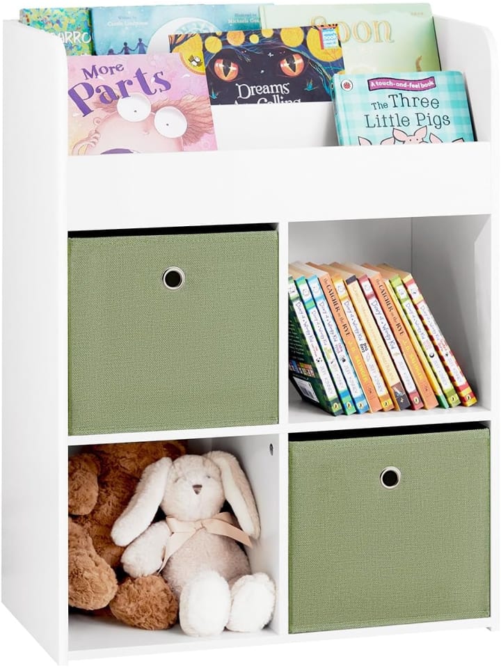SoBuy Bücherregal in Weiß - (B)60 x (H)80 x (T)34cm günstig kaufen onesize