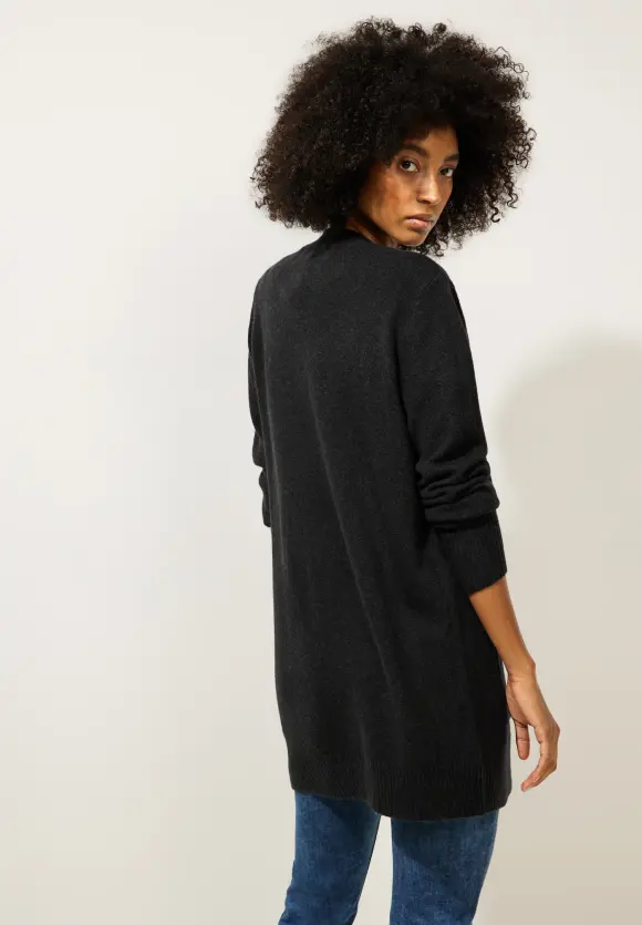 Street One Cosy Melange Strickjacke