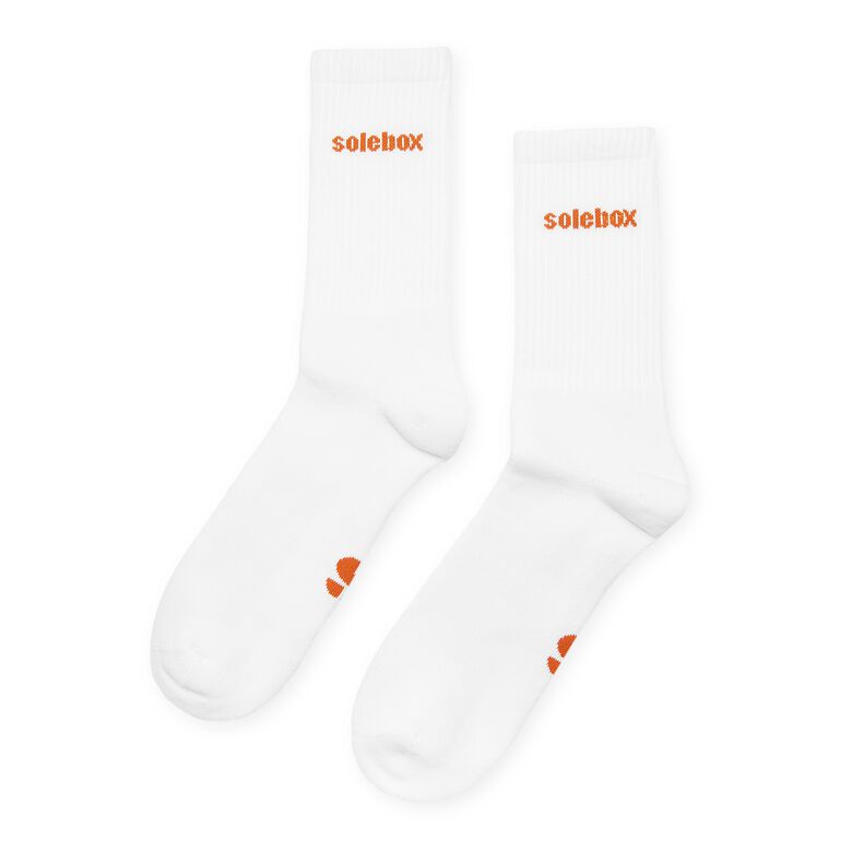 solebox Logo Socks white/orange