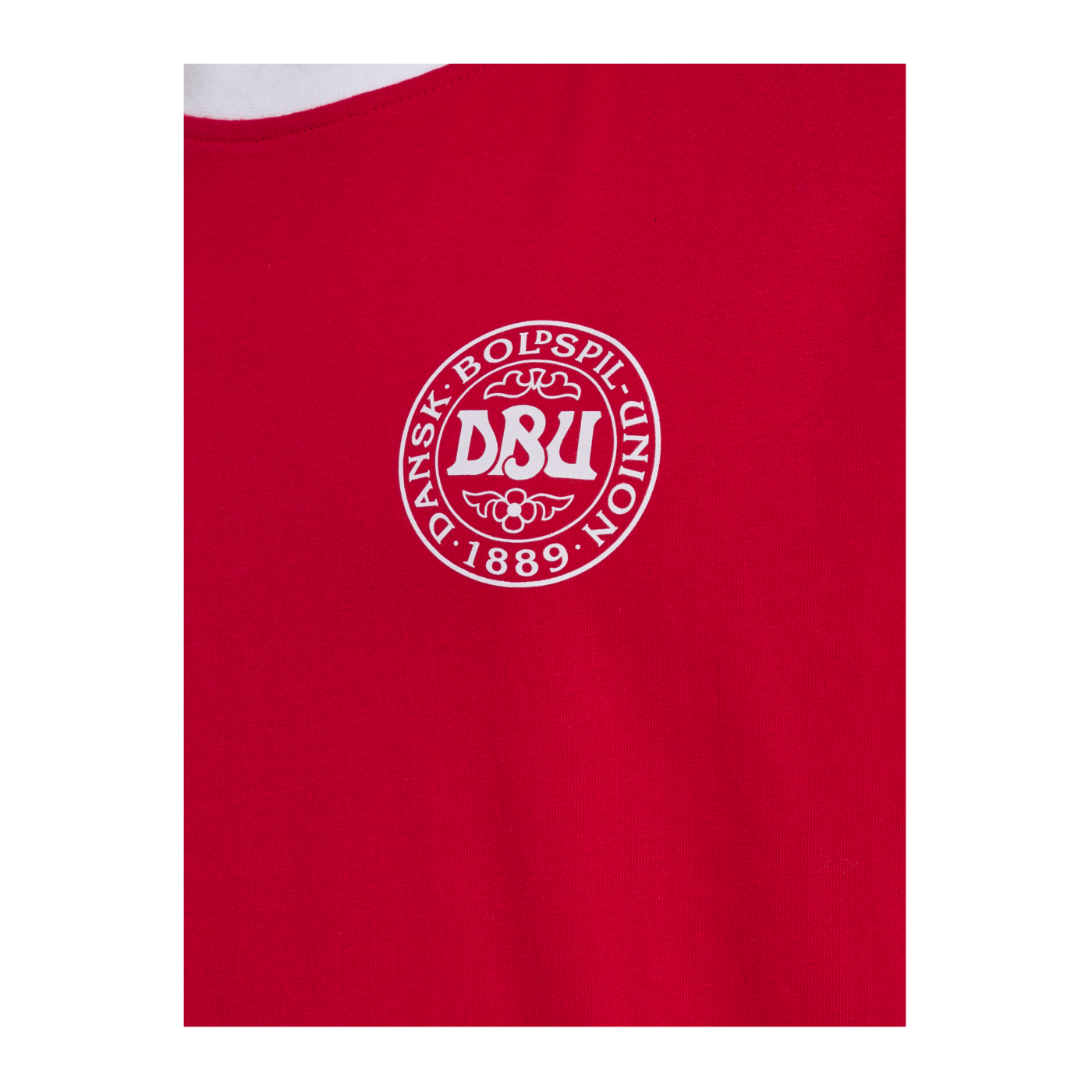 Hummel Dänemark Fan Blockshirt EM 2024 Kids Rot F3681