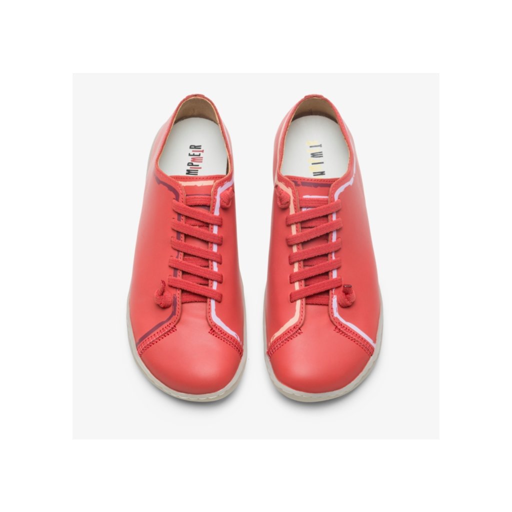 Camper Peu Twins Red (K201228-002) Barfuß-Halbschuhe