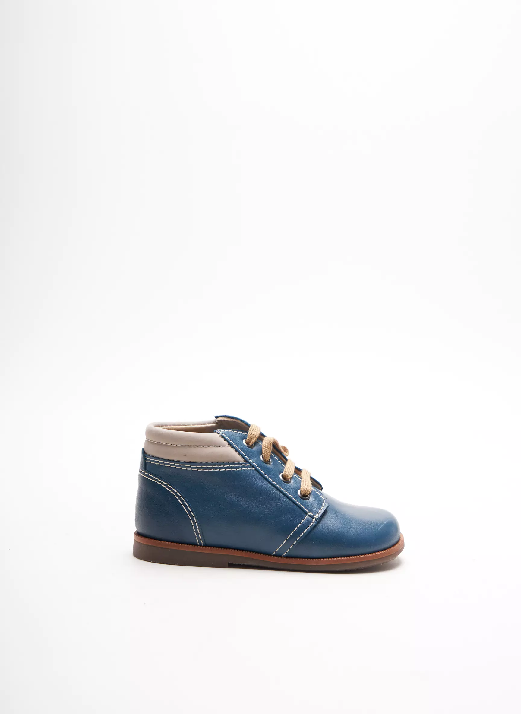 Beberlis Bottillons Garcon couleur bleu
