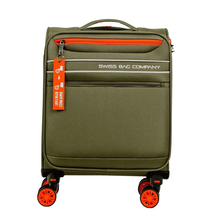 Swiss Bags Ohio Handgepäckstrolley S (45 cm) Underseater - Olive Green