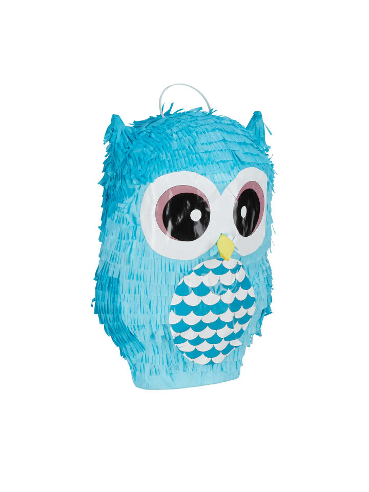 relaxdays Pinata Eule in Blau günstig kaufen onesize