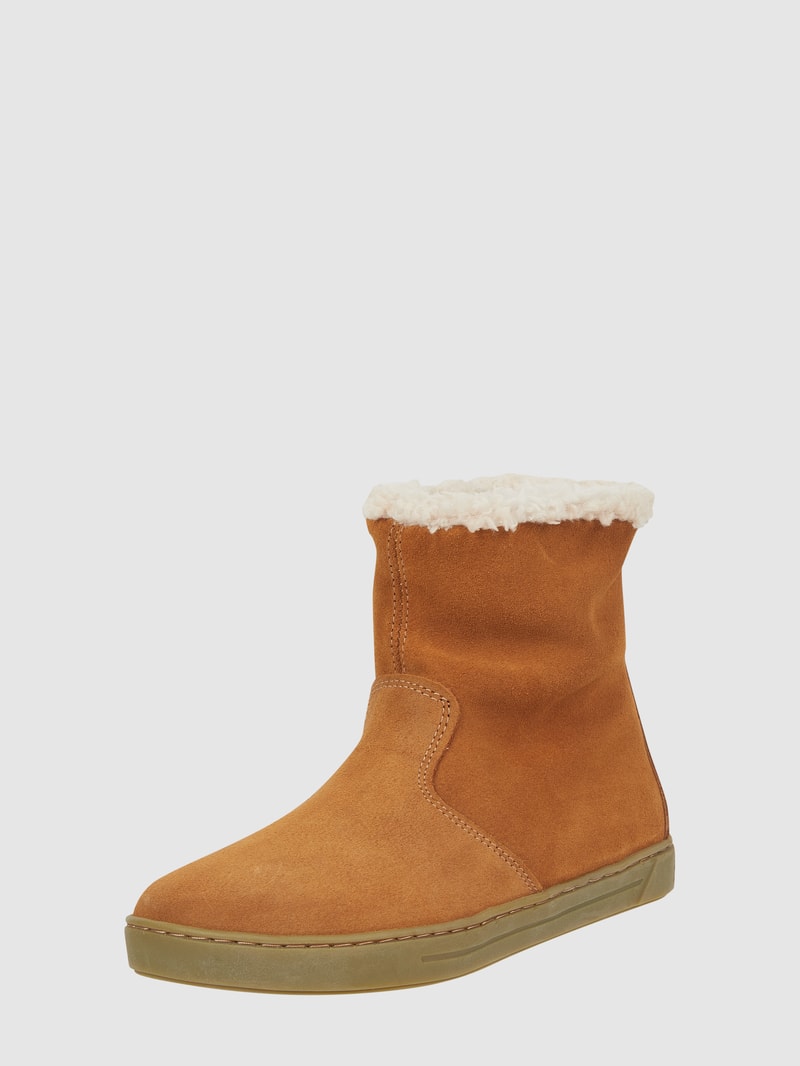 Boots aus Veloursleder Modell 'Lille' in camel