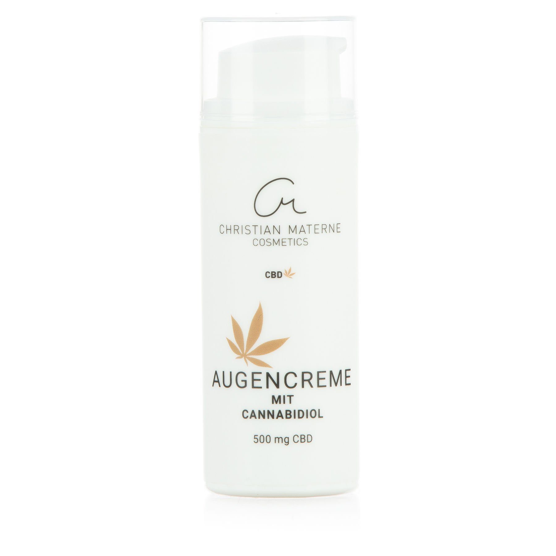 Christian Materne Augencreme mit CBD, für eine regenerierte Augenpartie und Feuchtigkeitszufuhr