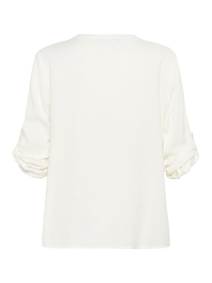 Kaffe Langarm-Bluse KAmalle in Chalk günstig kaufen