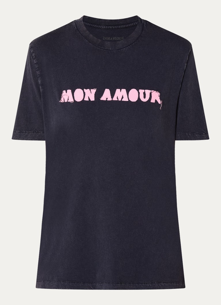 Tricou cu broderie Edwin Zadig & Voltaire