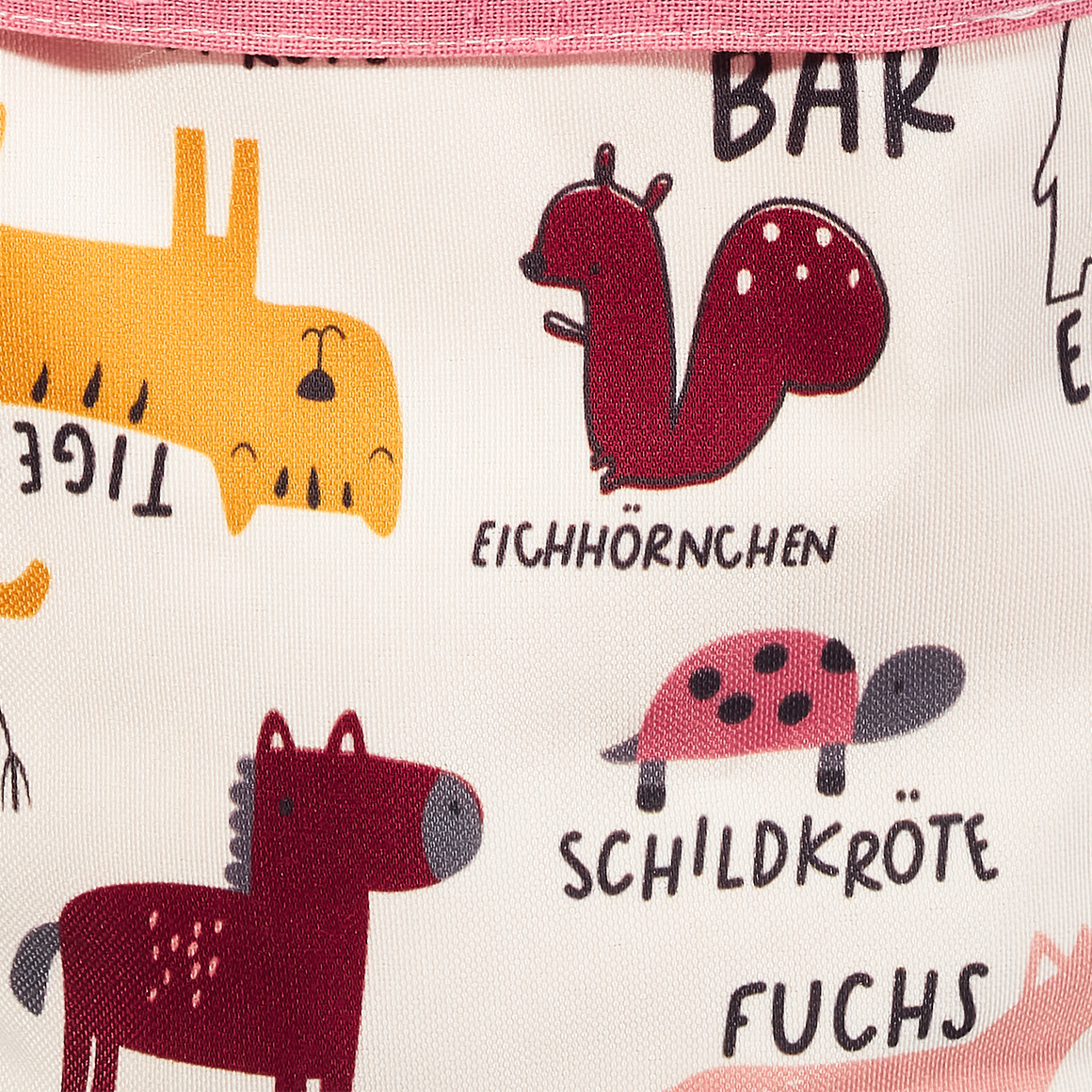 Großer Aufbewahrungskorb mit Tier-Motiven