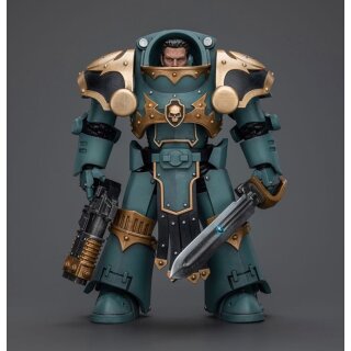 Warhammer The Horus Heresy Actionfigur 1/18 Tartaros Terminator Squad Sergeant With Volkite Charger And Power Sword 12 cm