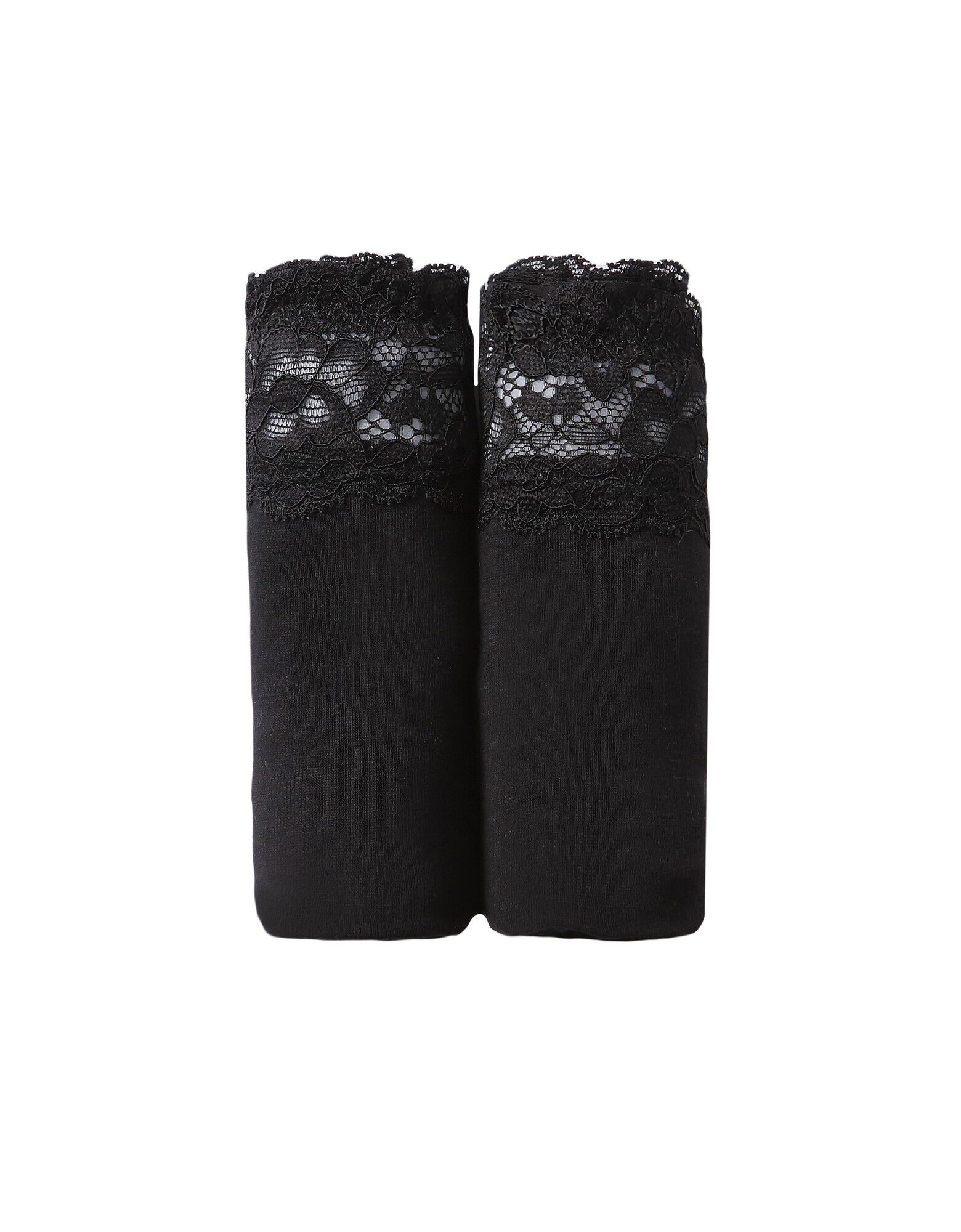 Culotte supermaxi coton stretch ceinture dentelle