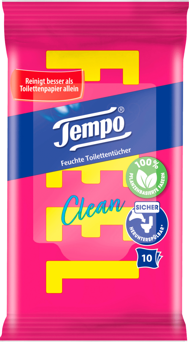 Feuchtes Toilettenpapier Reisegröße, 10 St