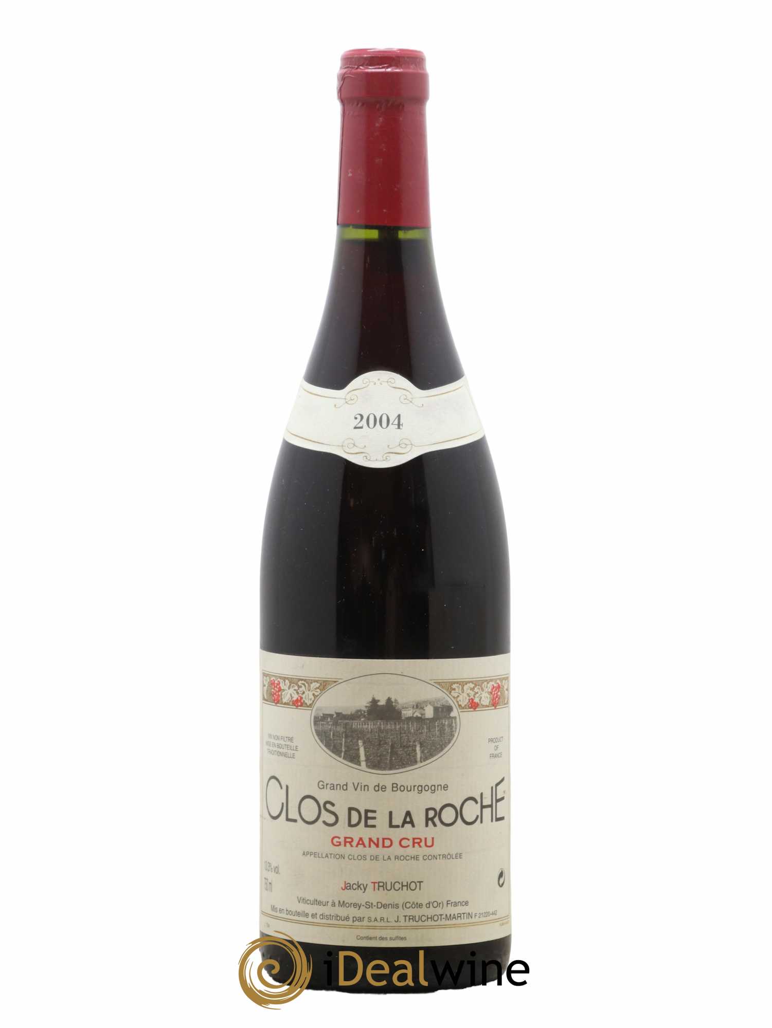 Clos de la Roche Grand Cru Jacky Truchot  2004 - Lot de 1 Bouteille