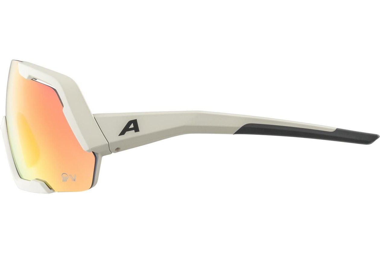 Alpina Rocket QV cool-grey matt / rainbow mirror lens