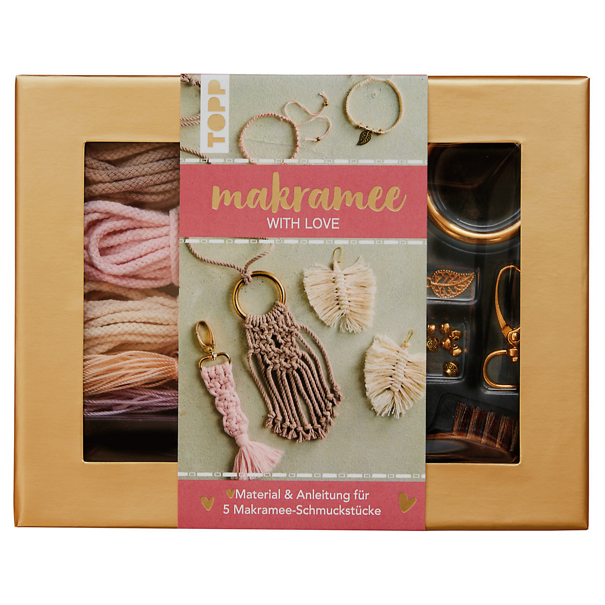 Makramee Schmuckset: With Love