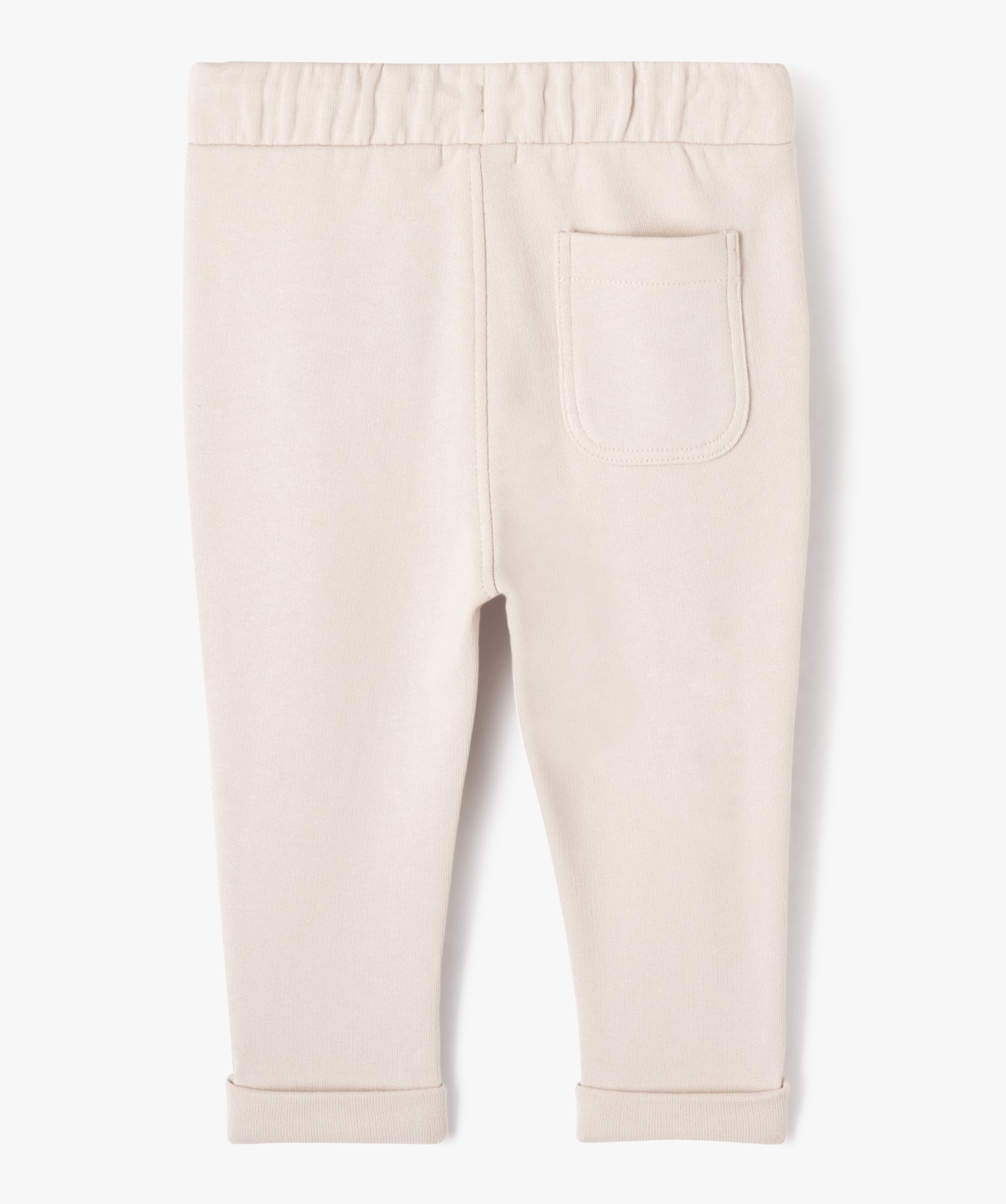 Pantalon en maille souple et confortable bébé Garçon beige | GEMO