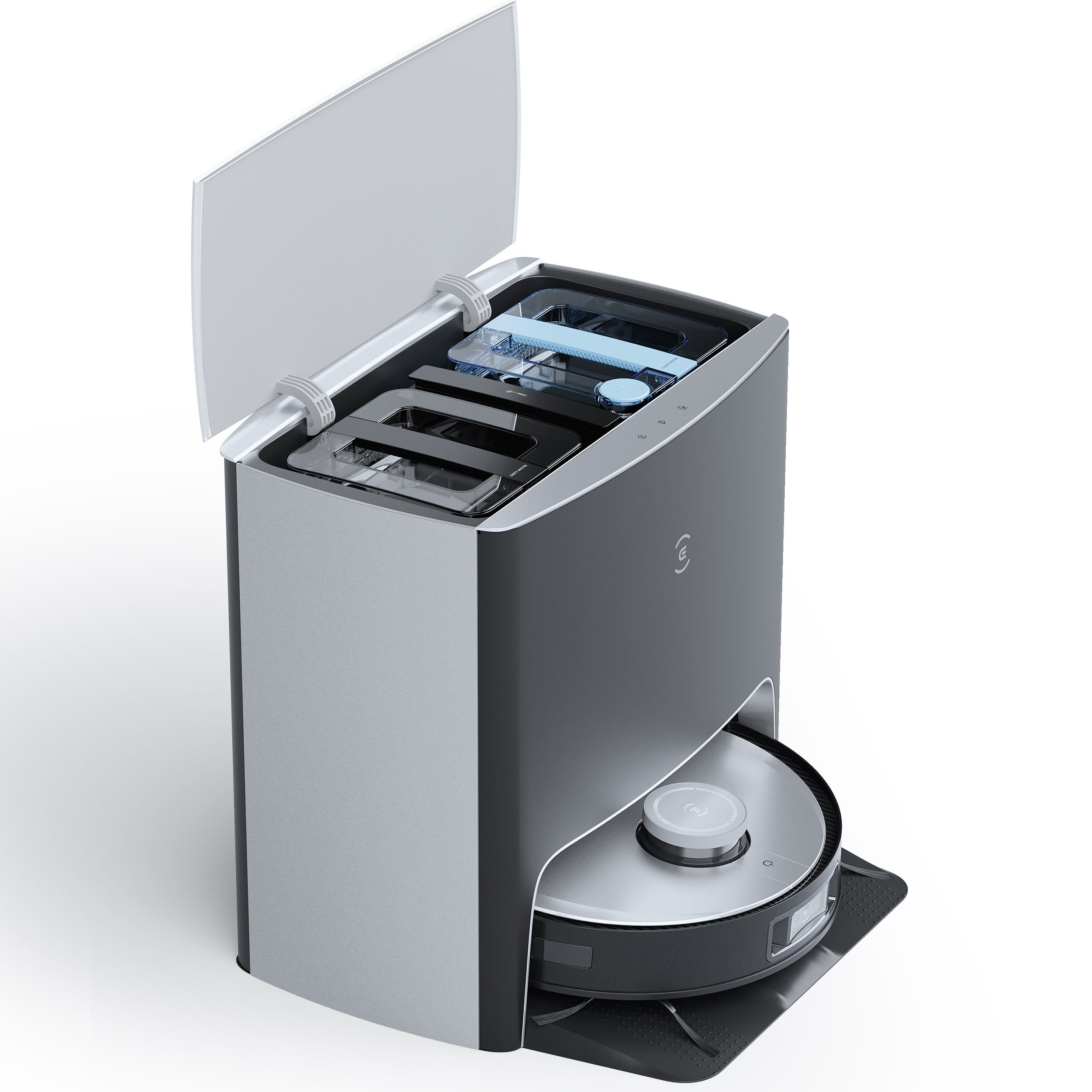 ECOVACS Nass-Trocken-Saugroboter DEEBOT X1 TURBO, mit Sprachassistent