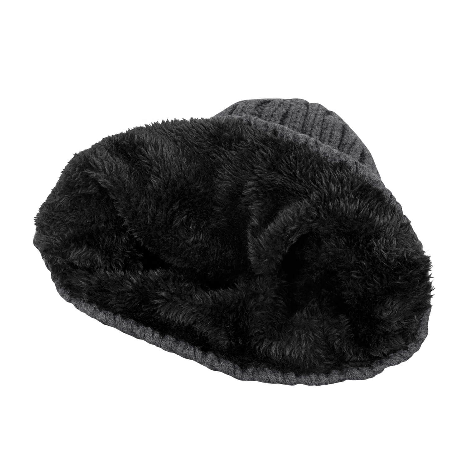 Strick Beanie gefüttert