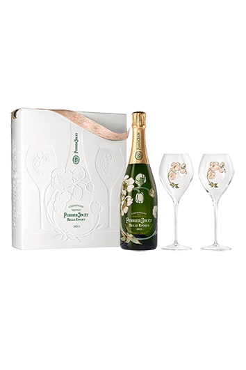 Perrier-Jouët : Belle Epoque GreenBox + 2 flûtes 2013
