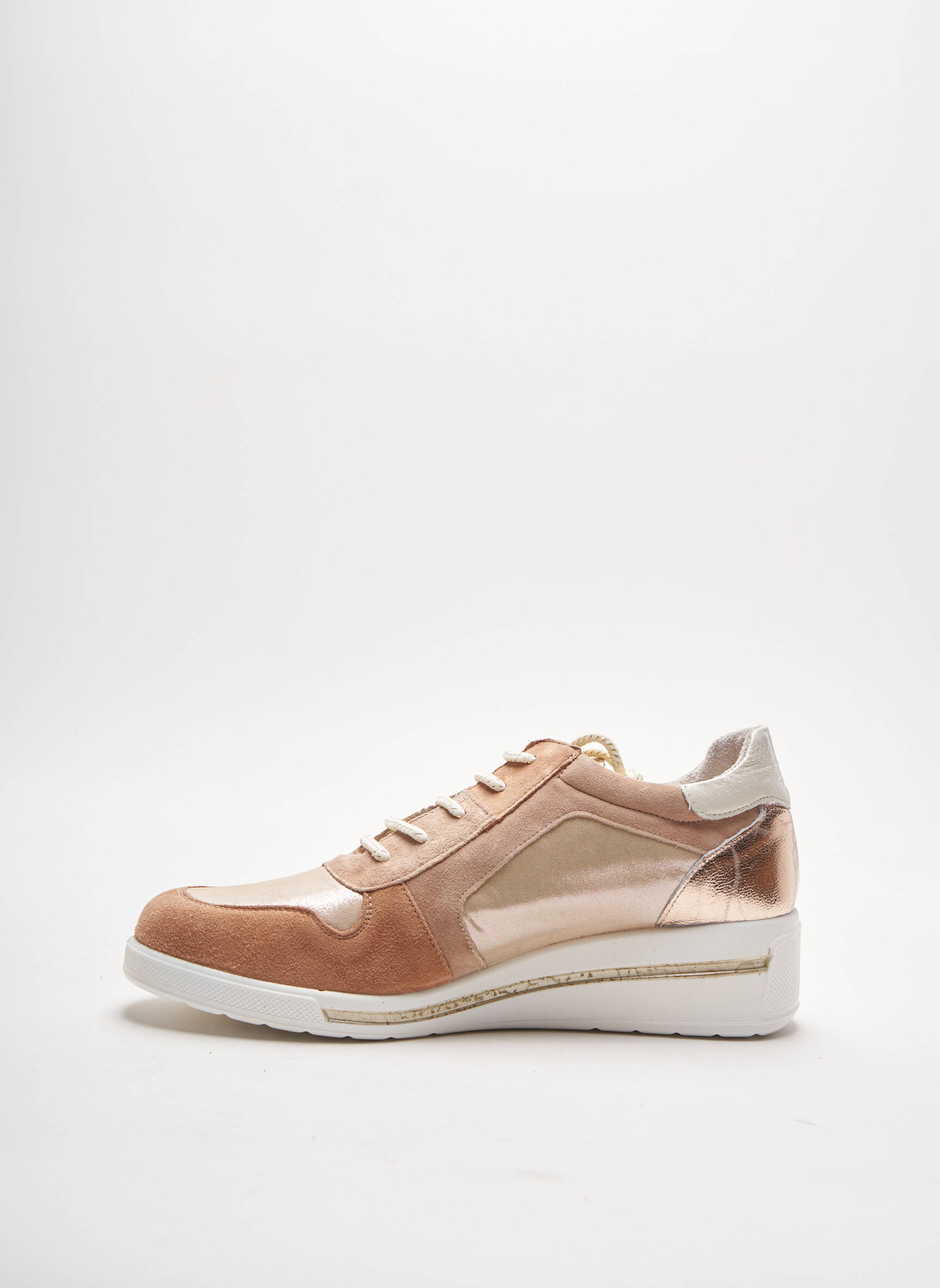 Pedi Girl Baskets Femme couleur beige