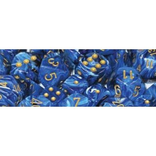 Vortex Blue-Gold 7-Würfel Set (Signature)