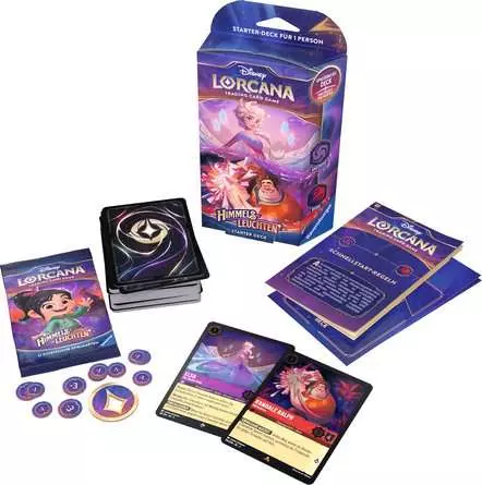 Disney Lorcana: Himmelsleuchten - Starter Deck Amethyst und Rubin (Deutsch)