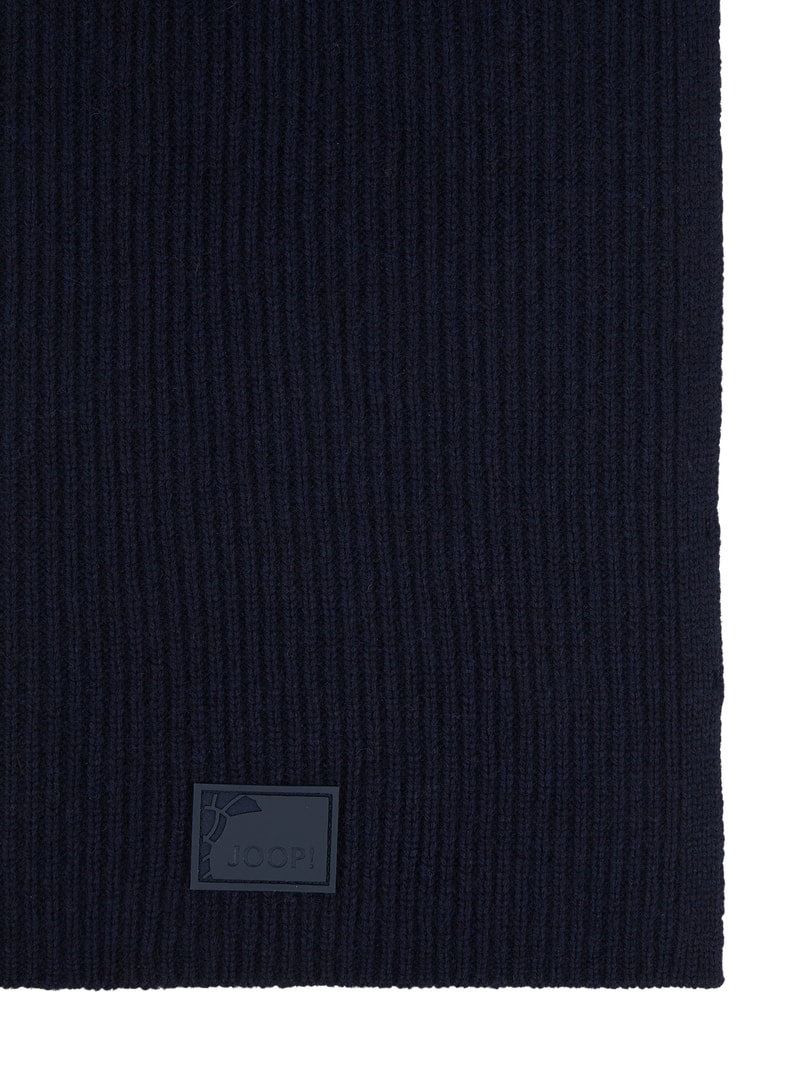 Schal mit Yak-Anteil Modell 'Amanda' in marineblau