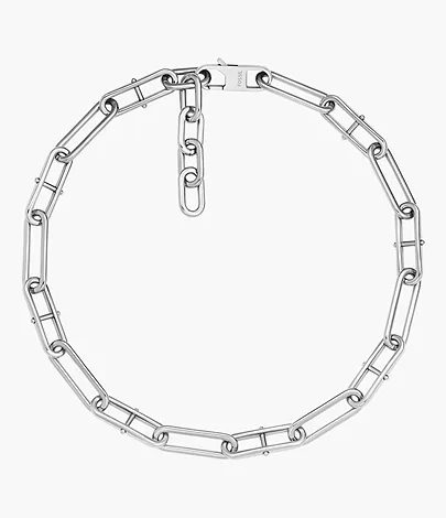Fossil Kette Heritage D-Link Edelstahl