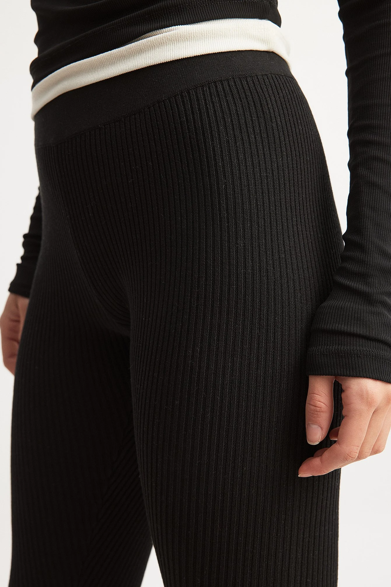 Knitted Capri Pants