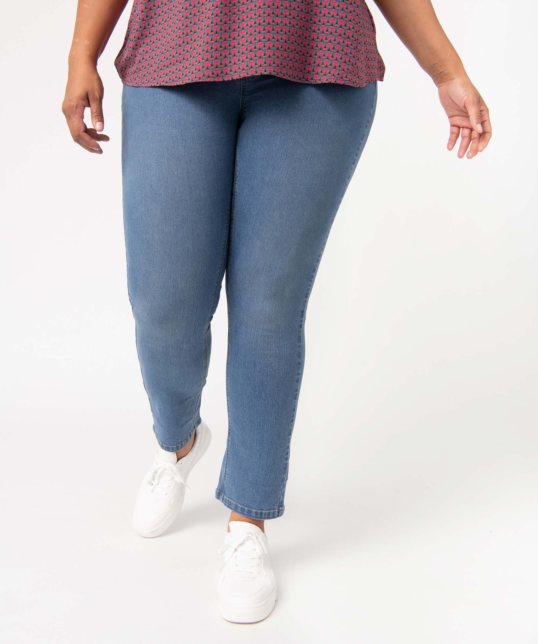 Jean femme grande taille coupe regular stone | GEMO