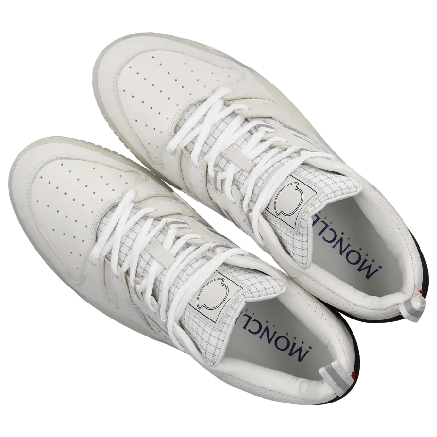 Moncler - Sneaker high PIVOT Kalbsleder - weiß