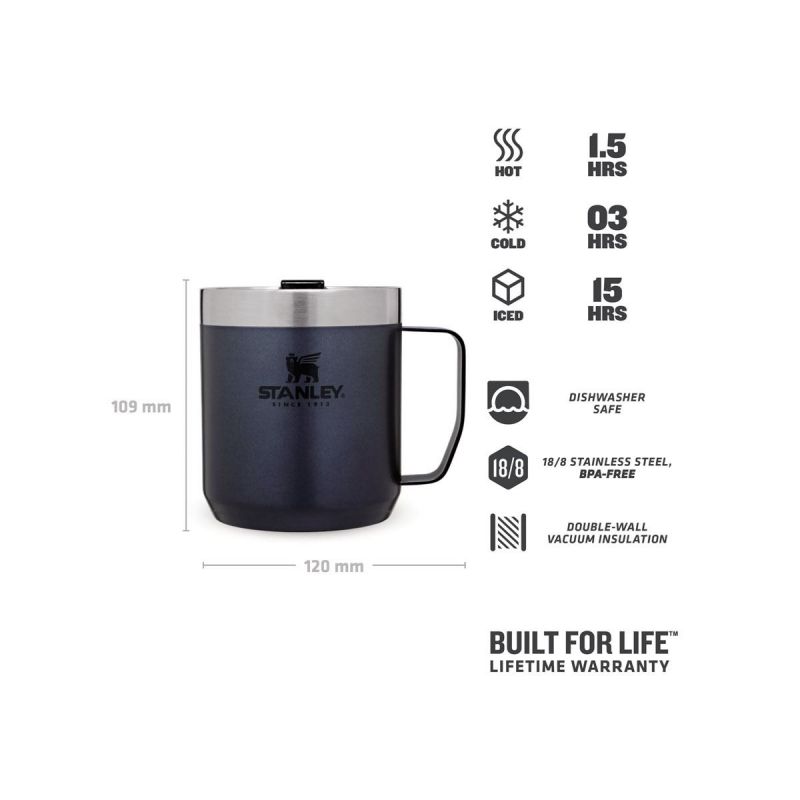 Stanley Campingbecher, Classic Legendary Camp Mug 12oz \/ 350ml Nightfall