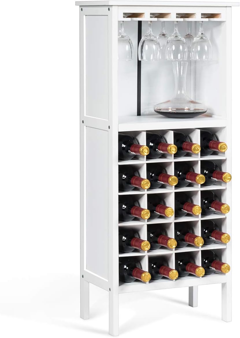 Costway COSTWAY Weinschrank für 20 Flaschen