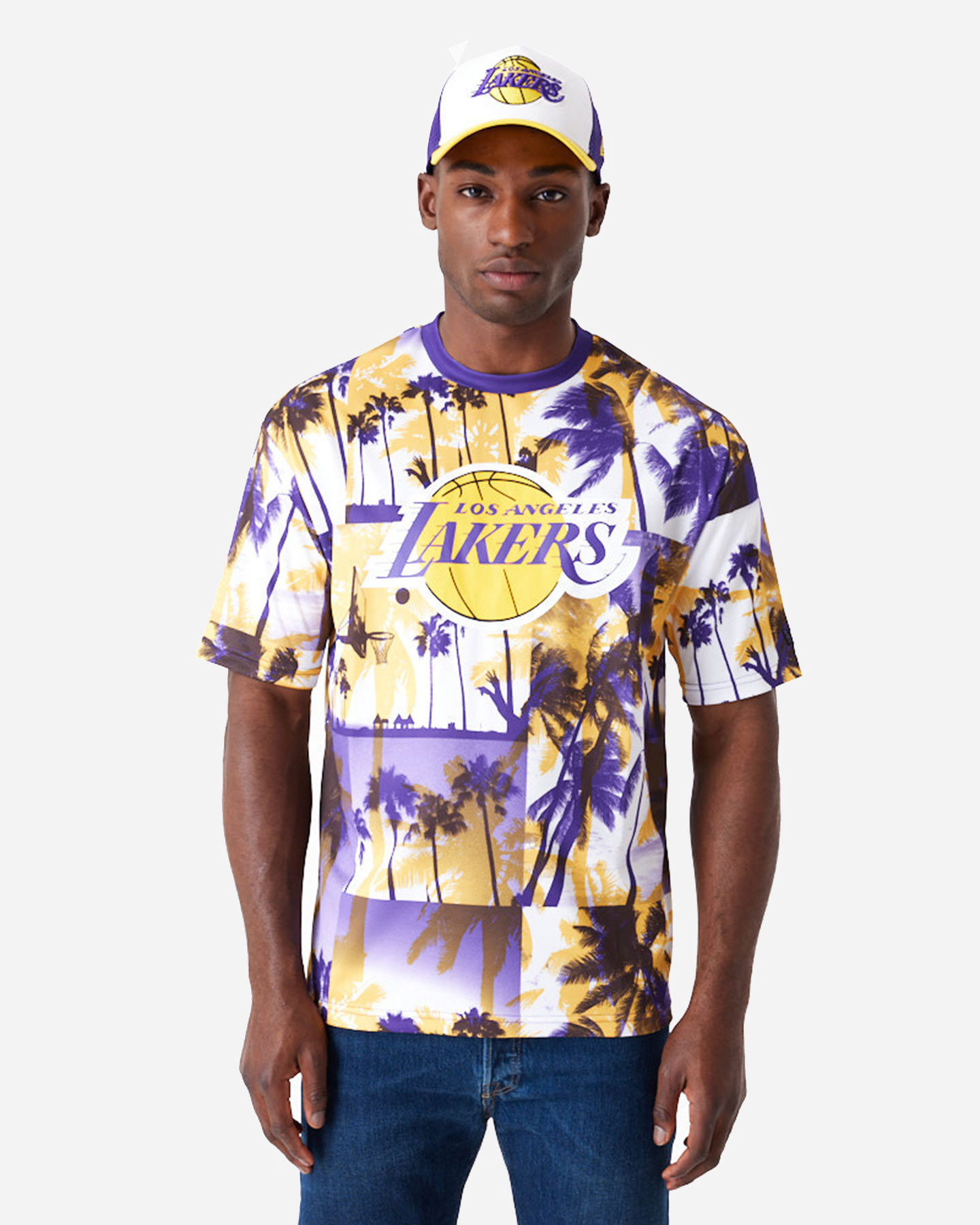Tričko New Era Palm Tree Los Angeles Lakers M 60502575