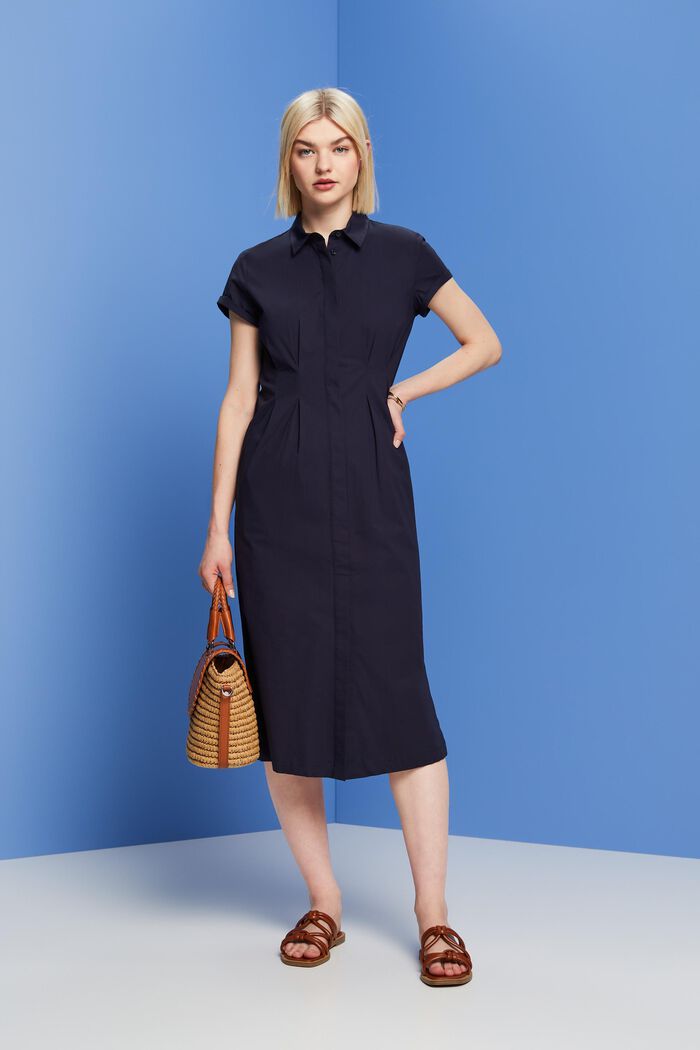Hemdblusenkleid aus Popeline