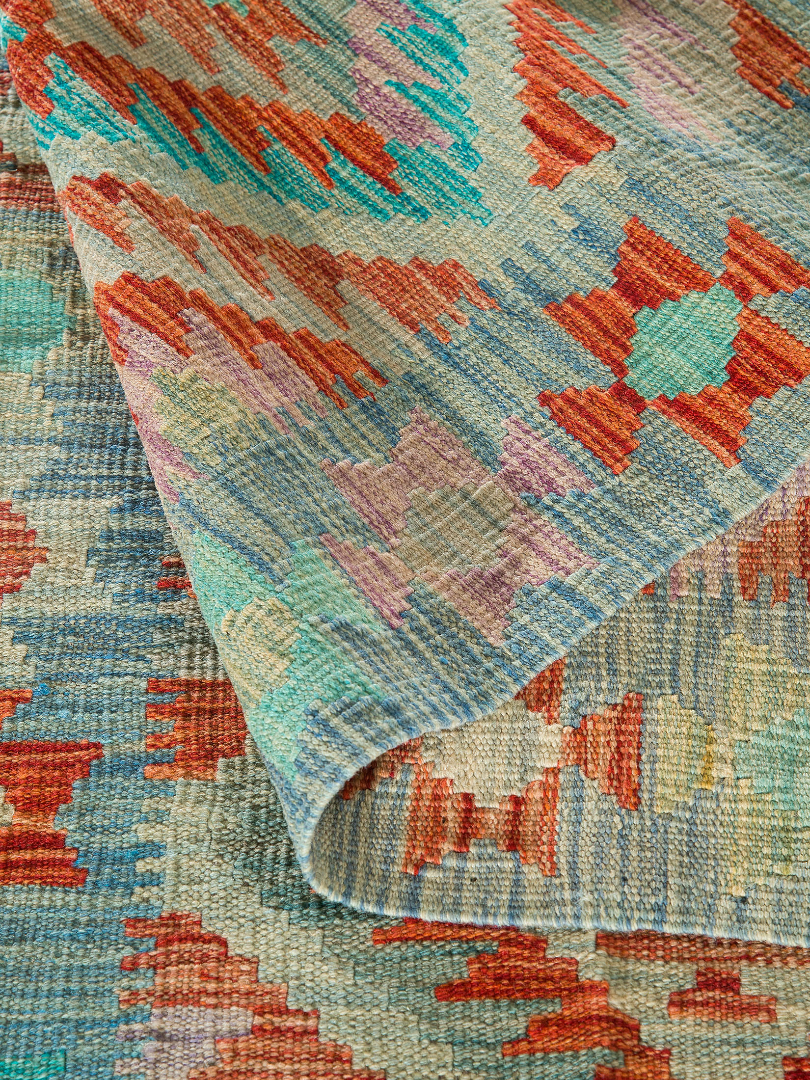 Afghan Kelim ca. 77 x 198 cm, Unikat / Einzelstück