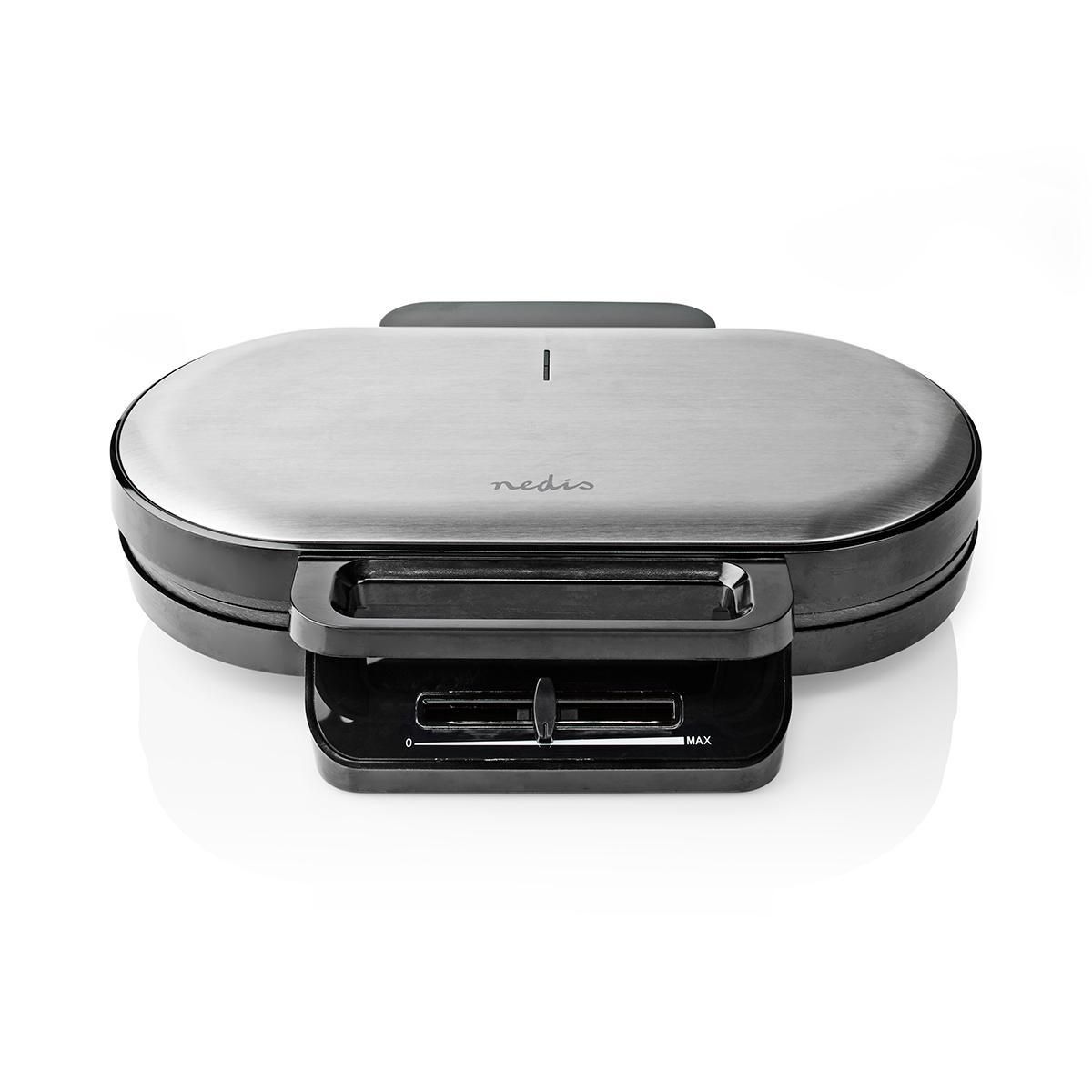 Nedis KAWP110FBK Waffeleisen