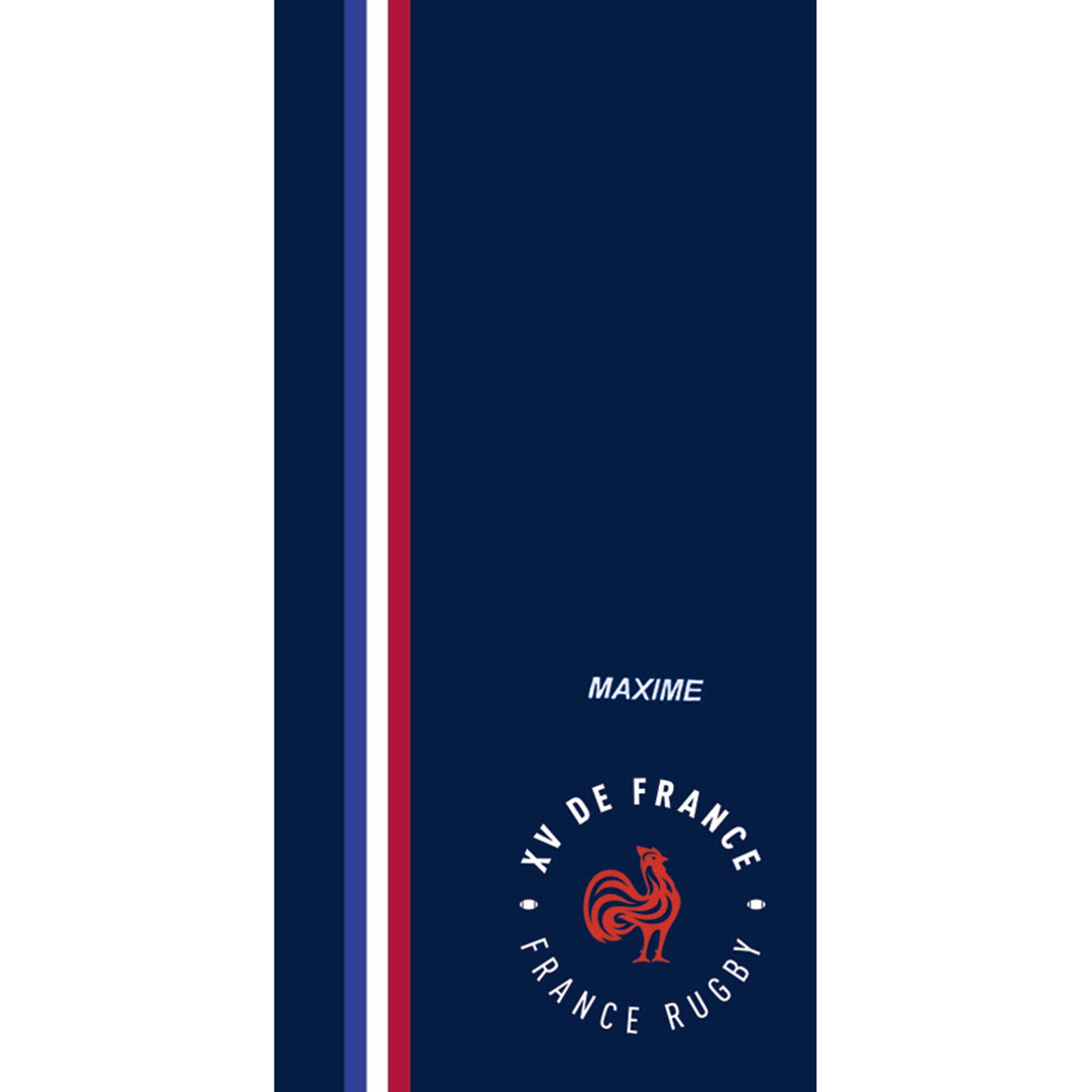 Drap de bain XV de France FFR personnalisable