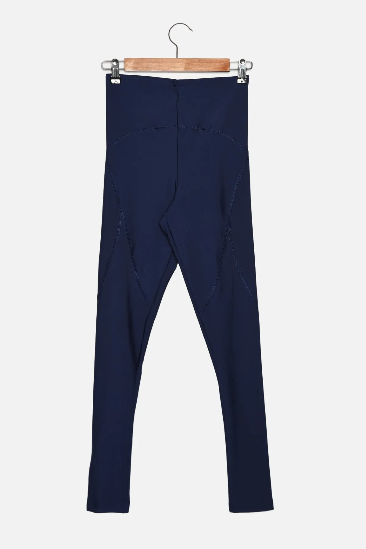 Trendyol Collection  Marineblaue Recovery-Sportleggings in voller Länge aus Strick TWOSS21TA0023