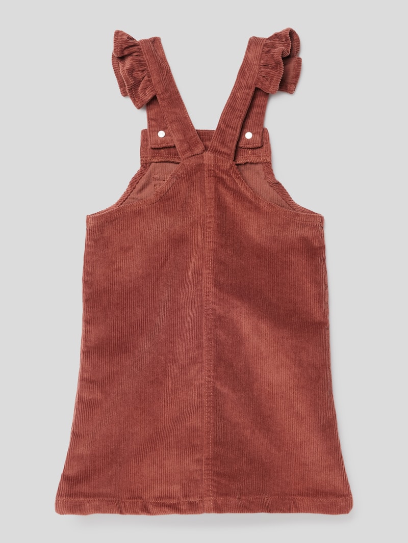 Minikleid in Cord-Optik Modell 'LIANNA' in schokobraun