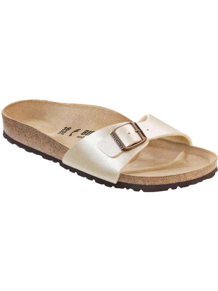 Birkenstock Pantolette Madrid  Birko-Flor Graceful in Graceful Pearl White günstig kaufen