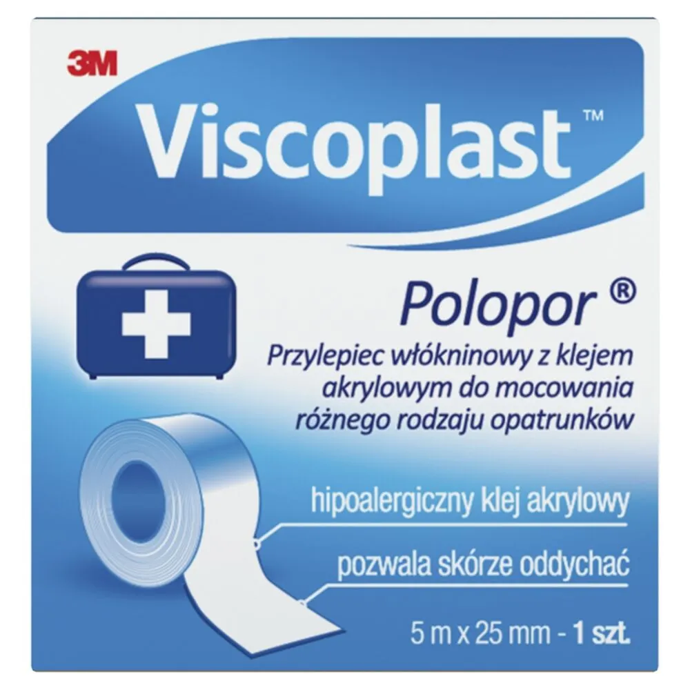 Viscoplast Polopor, adhesivo para telas no tejidas, 5x0,025 m