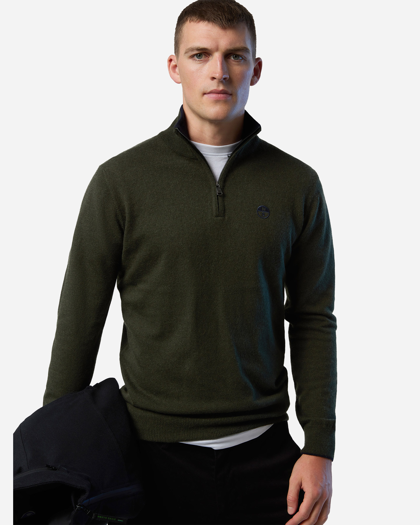 Maglione North Sails, bombažna majica z zadrgo, M, 6997780440