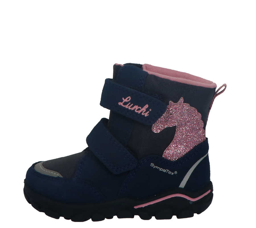 Lurchi Stiefel Kalea-SYMPATEX - dkblue-pink